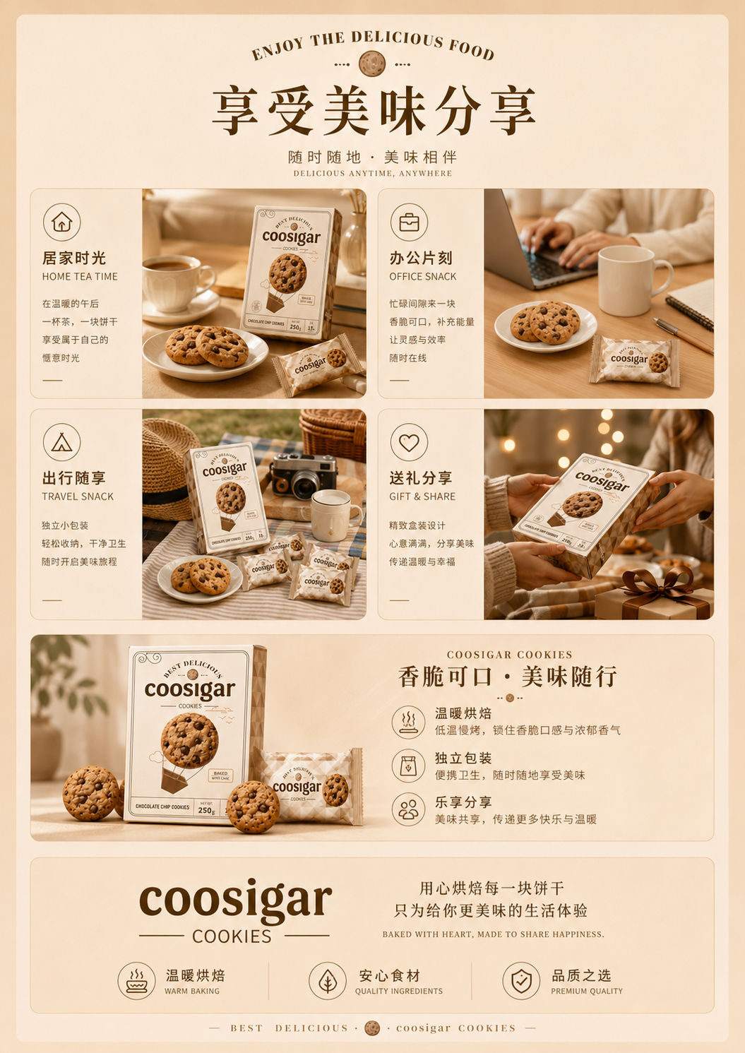 曲奇饼干 场景分享详情页