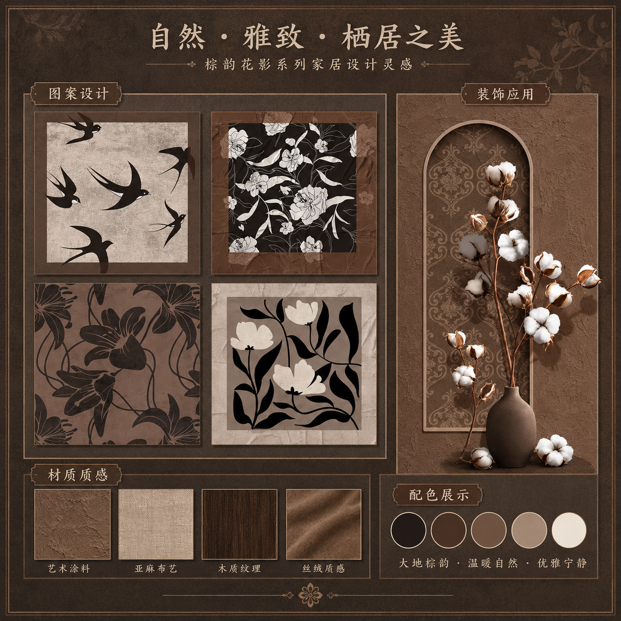 棕韵花影家居灵感展示版