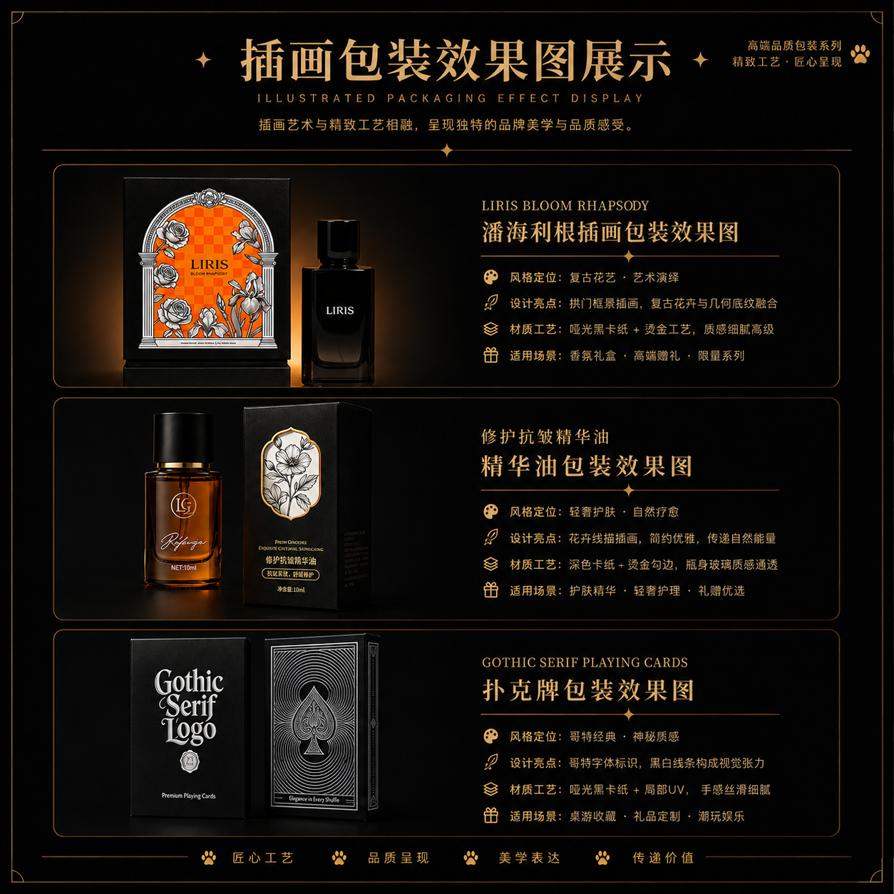 插画包装效果图展示