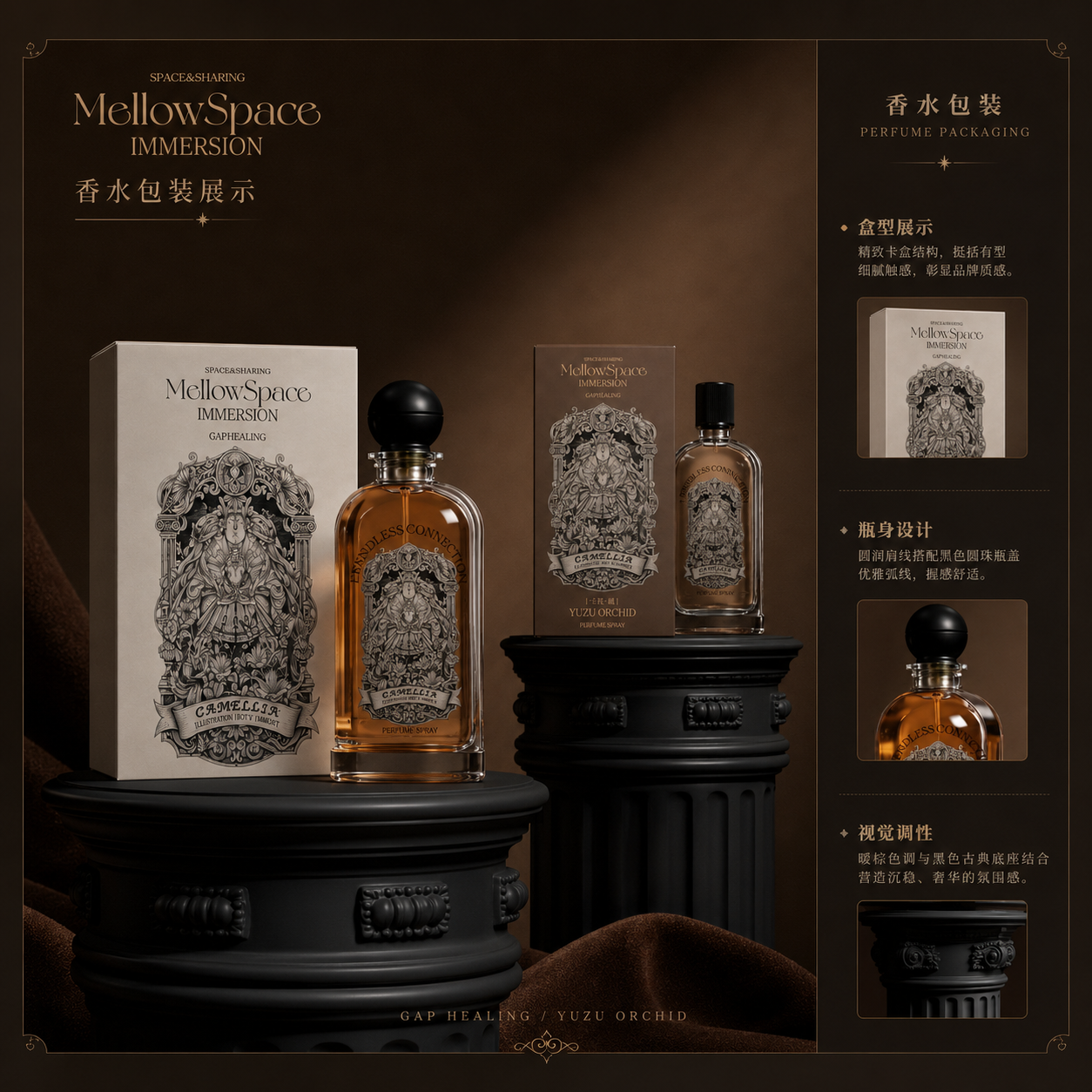 Mellow Space 香水包装展示