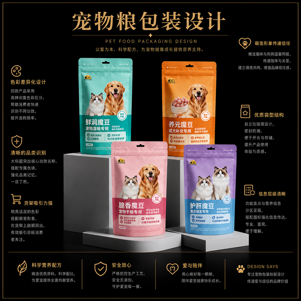 宠物粮系列包装设计