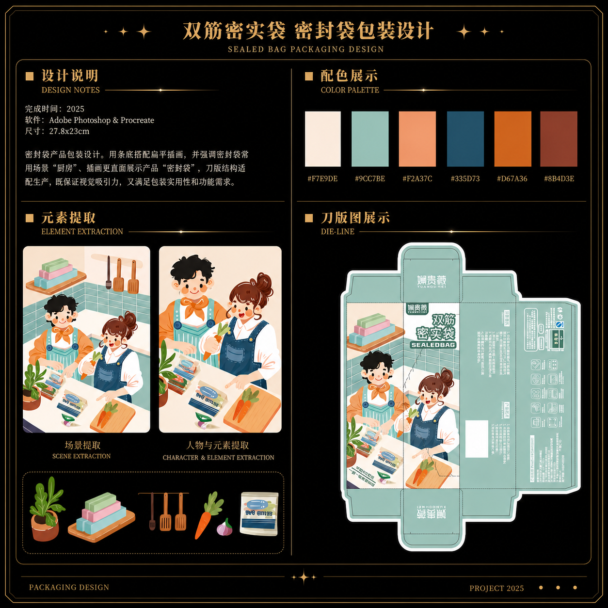 双筋密实袋包装设计